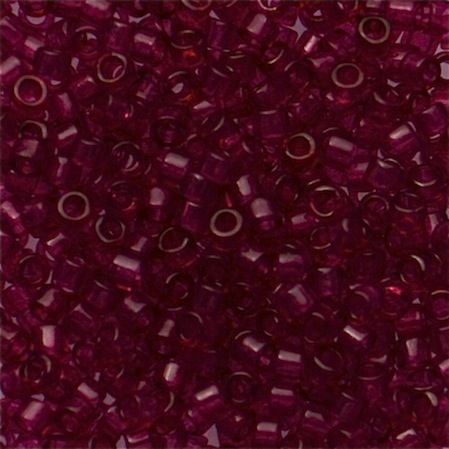 DB1312 Dyed Trans Wine Delica