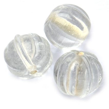 GL5240 12mm Clear Ribbed Round