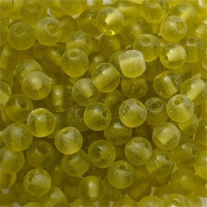 GL5480 6mm Round Lime Bead