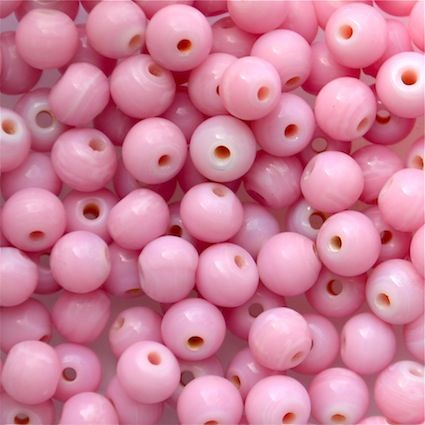 GL5490 6mm Round Pink Bead