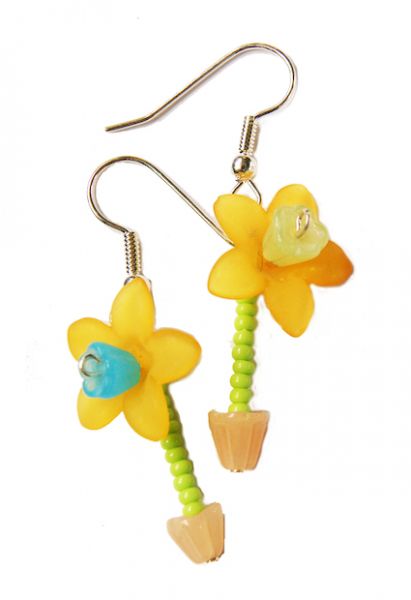 Windowbox Flower Earrings