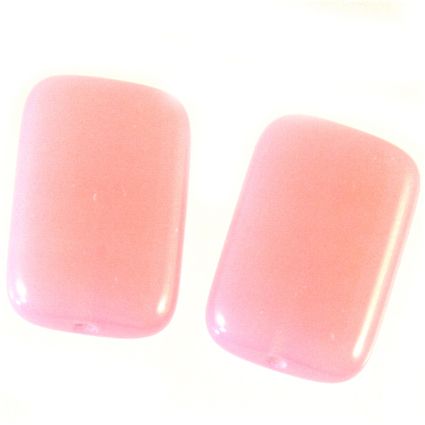 GL5590 Soft Pink Oblong Beads