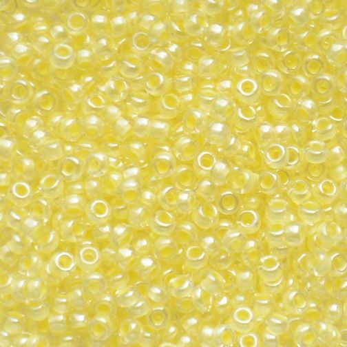 RC152 Yellow Ld Crystal Size 10 Seed Beads