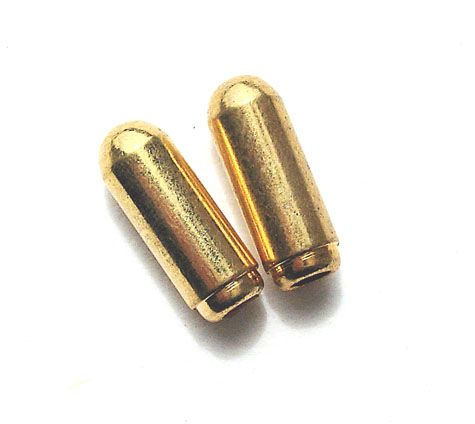 FN040 Gold Bullet Hat Pin Protector