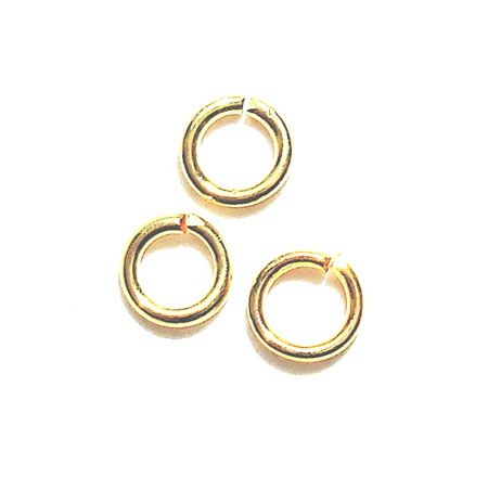 FN141 Gold 4mm Jump Ring