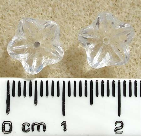 GL0664 10mm Crystal 5 Petal Flower