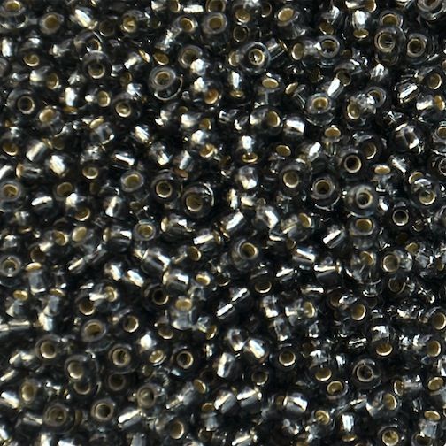 RC743 SL Grey Size 10 Seed Beads