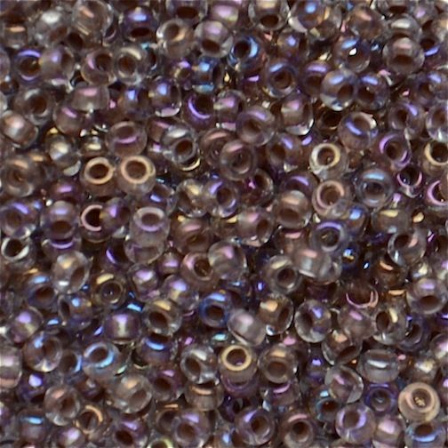 RC271 Mink Ld Crystal AB Size 10 Seed Beads