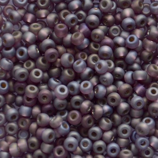 RC308 SL Frost Purple AB Size 8 Seed Beads