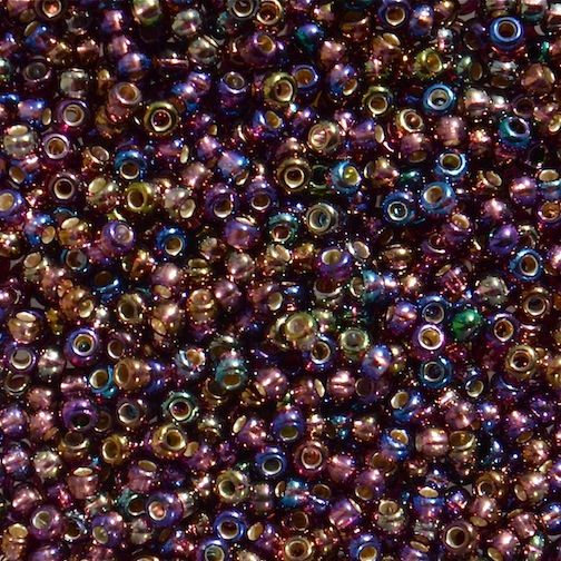 RC325 Trans Purple AB Size 10 Seed Beads