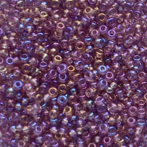 RC334 Trans Lilac AB Size 10 Seed Beads