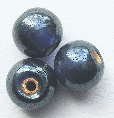 GL0375 8mm Dark Blue Lustre Rounds