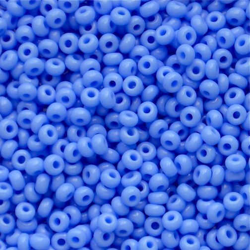 RC410 Op Chalk Blue Size 10 Seed Beads