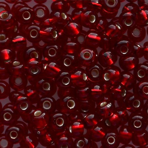 RC175 SL Red Size 6 Seed Beads