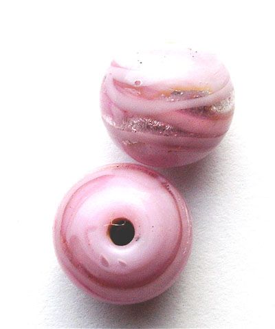 GL1452 12mm Pale Pink Banded Round