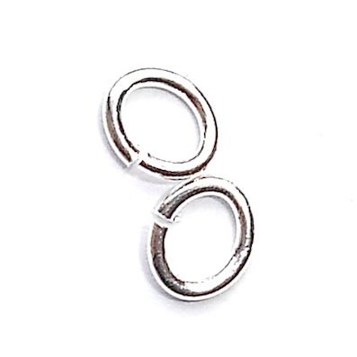 FN067 4.6x3.6mm SP Oval Jump Rings