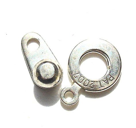 FN210 8mm Silver Ball and Socket Clasp
