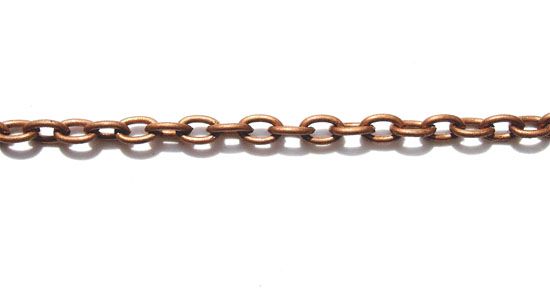 FN131 4mm Link Copper Trace Chain