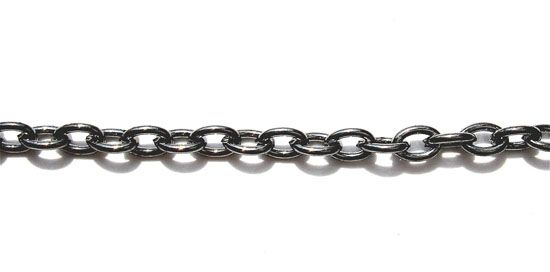 FN131 4mm Link Black Trace Chain
