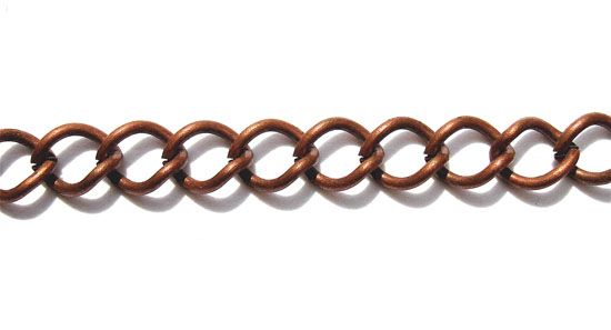 FN133 7mm Link Copper Curb Chain