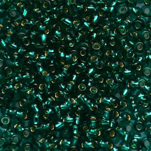 RC542 SL Teal Size 8 Seed Beads