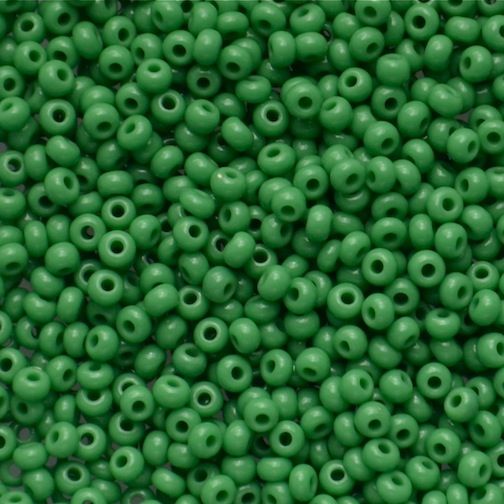 RC613 Op Chalk Green Size 10 Seed Beads