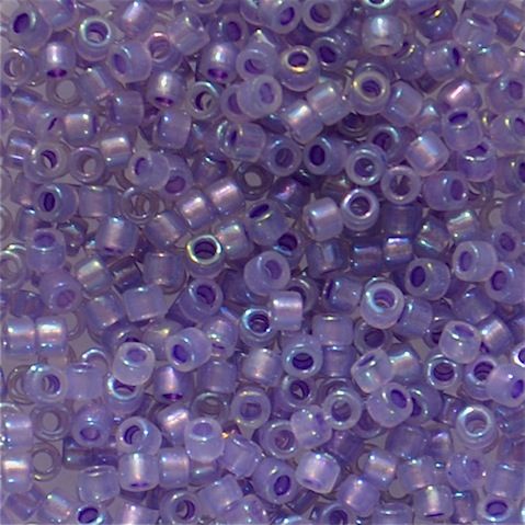 DB1753 Sparkle Purple Lined Opal AB Delica