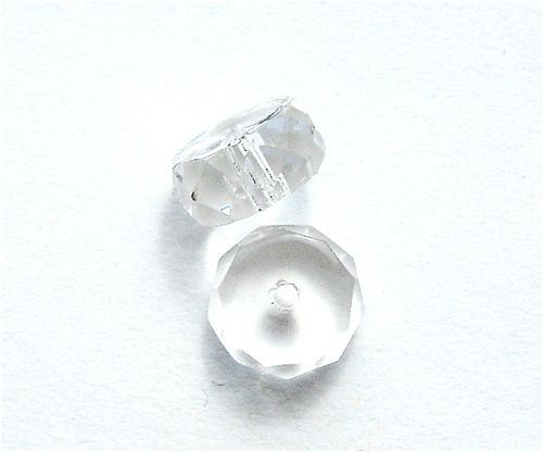 FR601 6x3mm Clear Rondelle