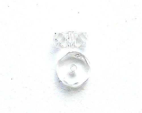 FR801 8x4mm Clear Rondelle