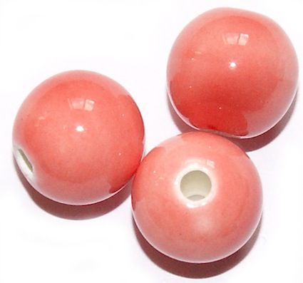 CE170 12mm Pale Pink Ceramic Round