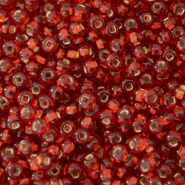 RC1118 SL Scarlet Size 6 Seed Beads