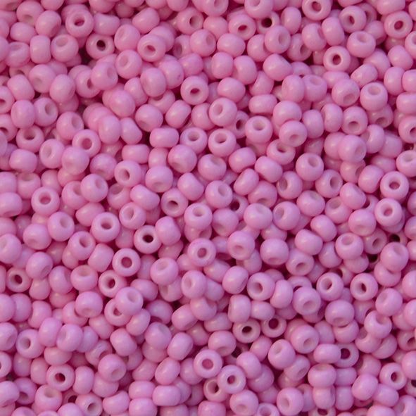 RC1305 Chalk Mauve Pink Size 8 Seed Beads