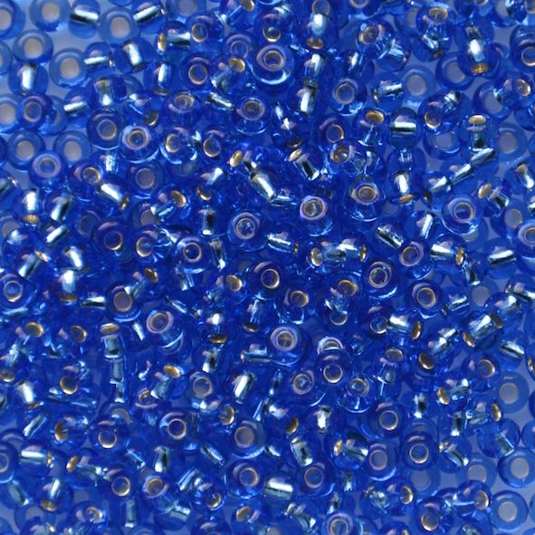 RC406 SL Pale Blue Size 8 Seed Beads