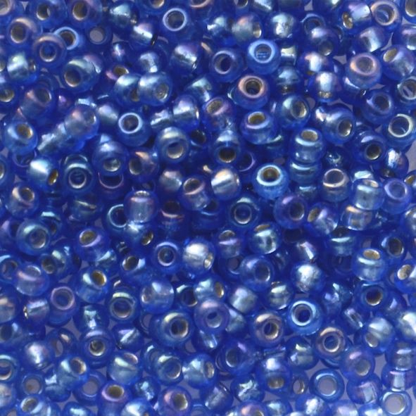 RC407 SL Blue AB Size 8 Seed Beads