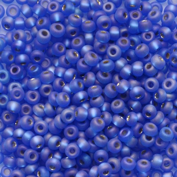 RC446 SL Frost Blue Size 8 Seed Beads