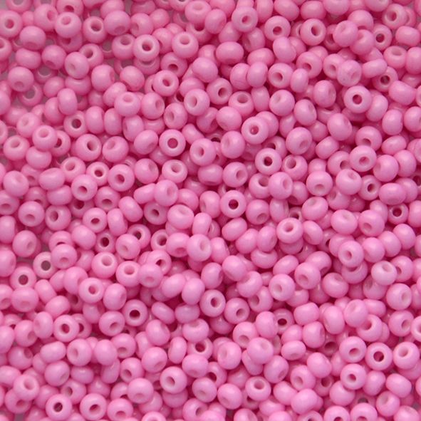 RC881 Chalk Mauve Pink Size 10 Seed Beads