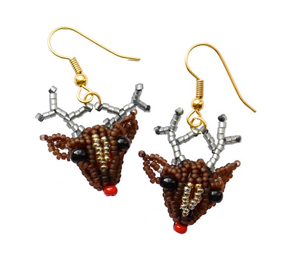 Reindeer earrings