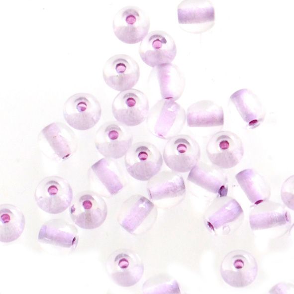RG441 4mm Lilac Lined Clear Rounds