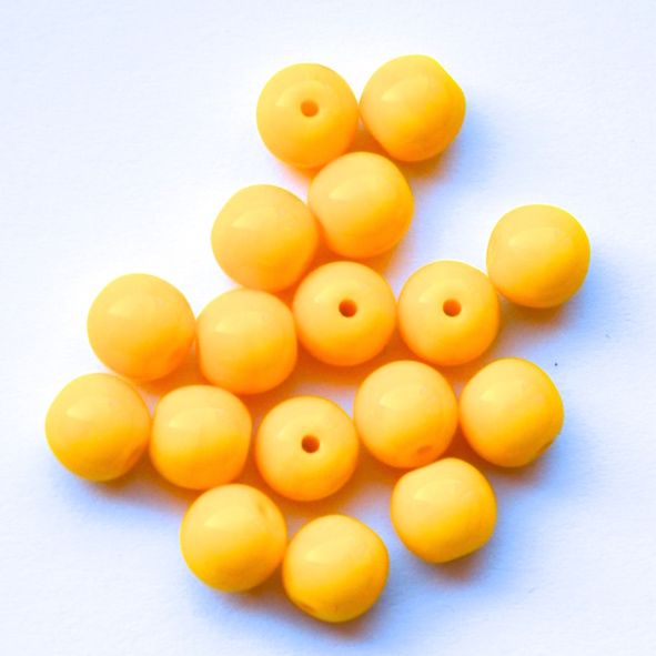 RG626 6mm Opaque Canary Yellow Rounds