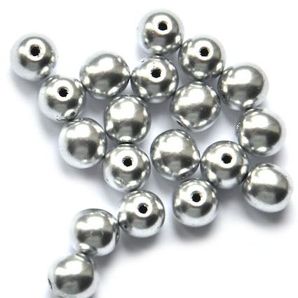 RG688 6mm Bright Silver Rounds