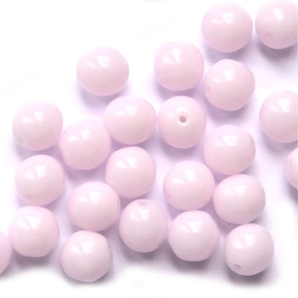 RG827 8mm Milky Pale Pink Rounds