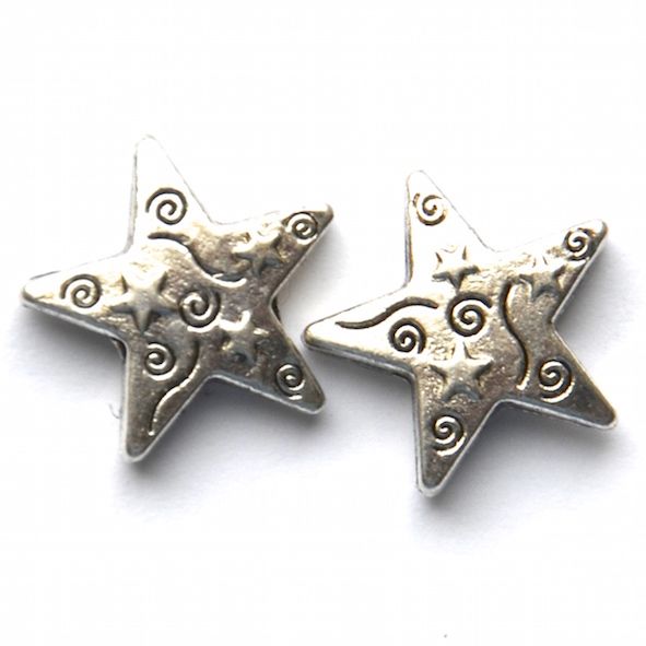 MB906 Decorated star bead