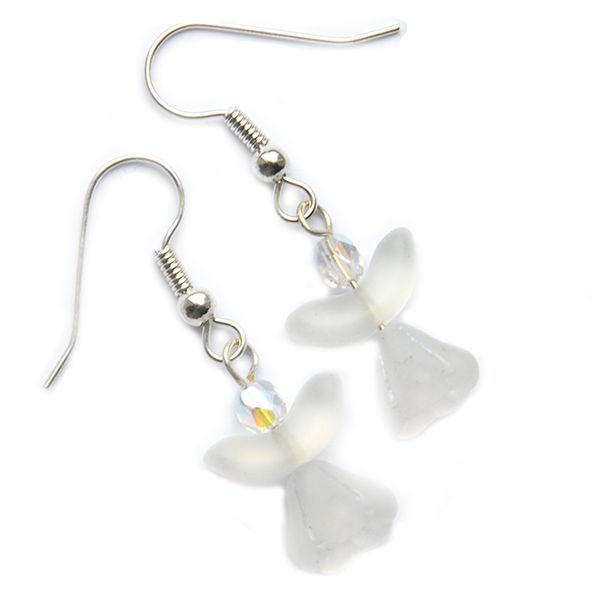 Angelic Earrings - Frost White KT5281