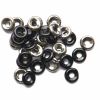 GL5903 7mm Black and Silver Vitrail Dinky Donut Beads