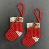 Holly Stockings Decoration