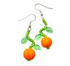 KT5113 Pumpkin Earrings