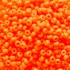 RC1105 Opaque Fluorescent Orange Size 8 Seed Beads