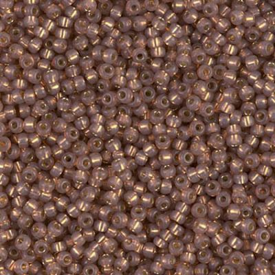 RC11-0641 Dyed Rose Bronze SL Alabaster Size 11 Seed Beads