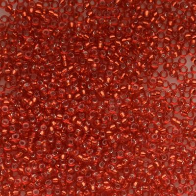 15-0010 SL Red Orange Size 15 Seed Beads