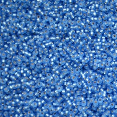 15-0019F Matte SL Sapphire Size 15 Seed Beads